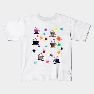 Coffee Cosmic Love Coffeecup Kids T-Shirt